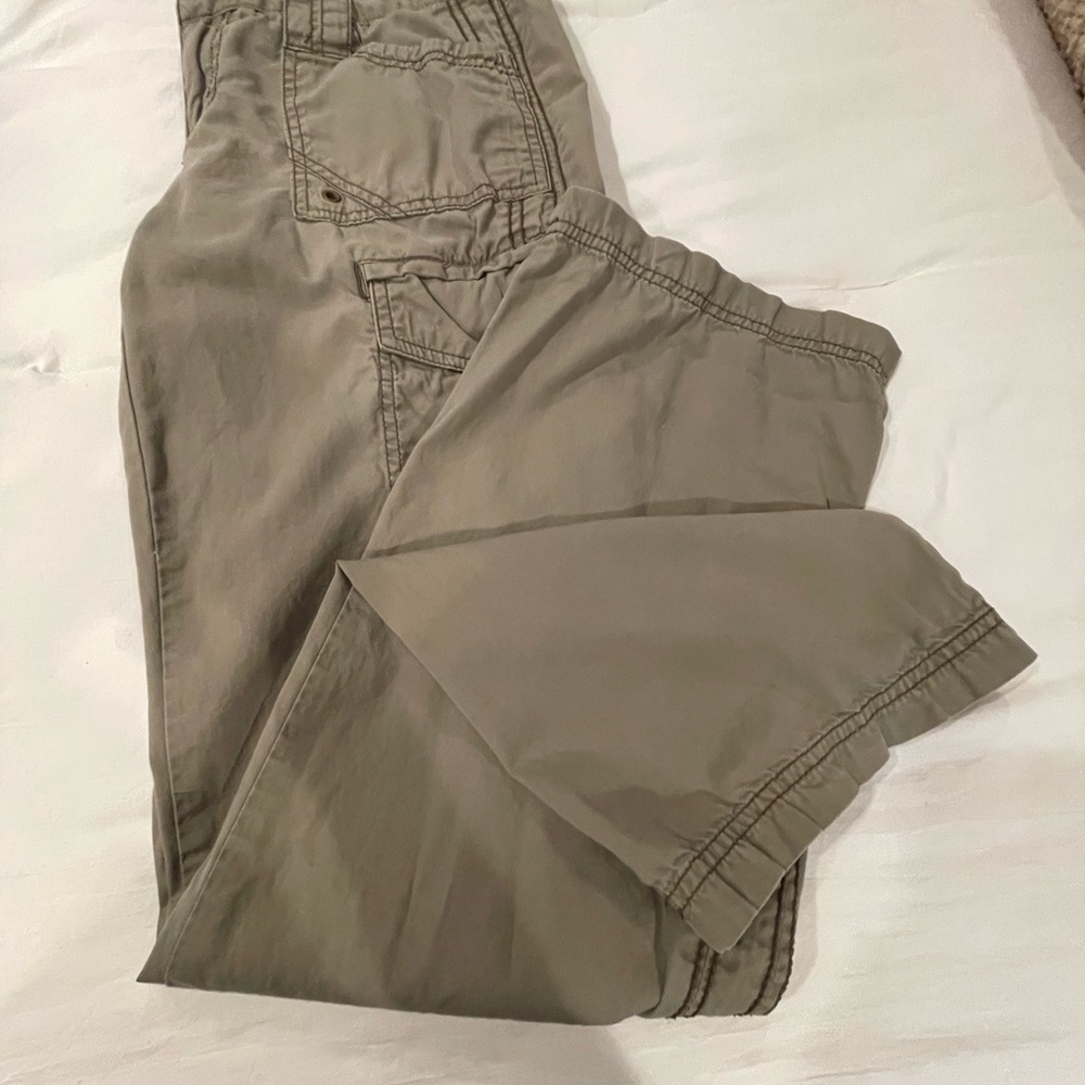 Dkny Jeans Khaki Straight Leg Slim Fit Pants